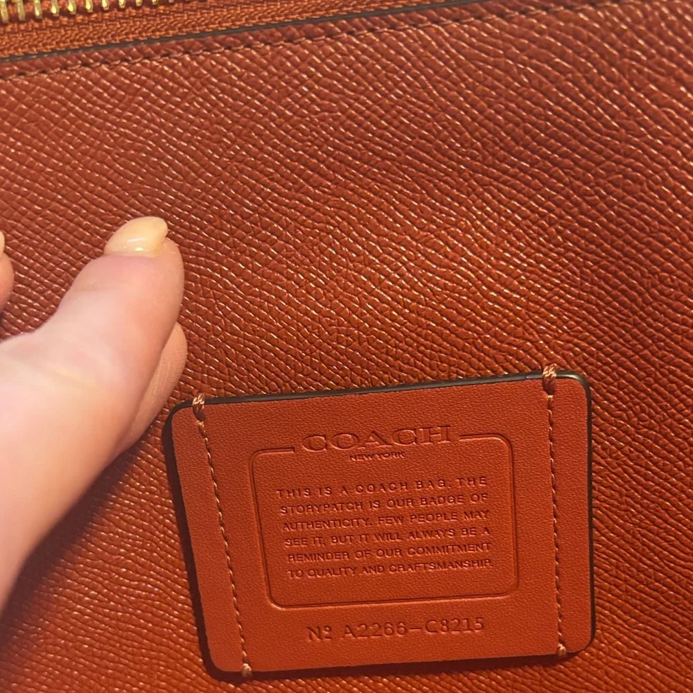 Coach Black Tote with Colorful Floral Design - Picture 8 of 15